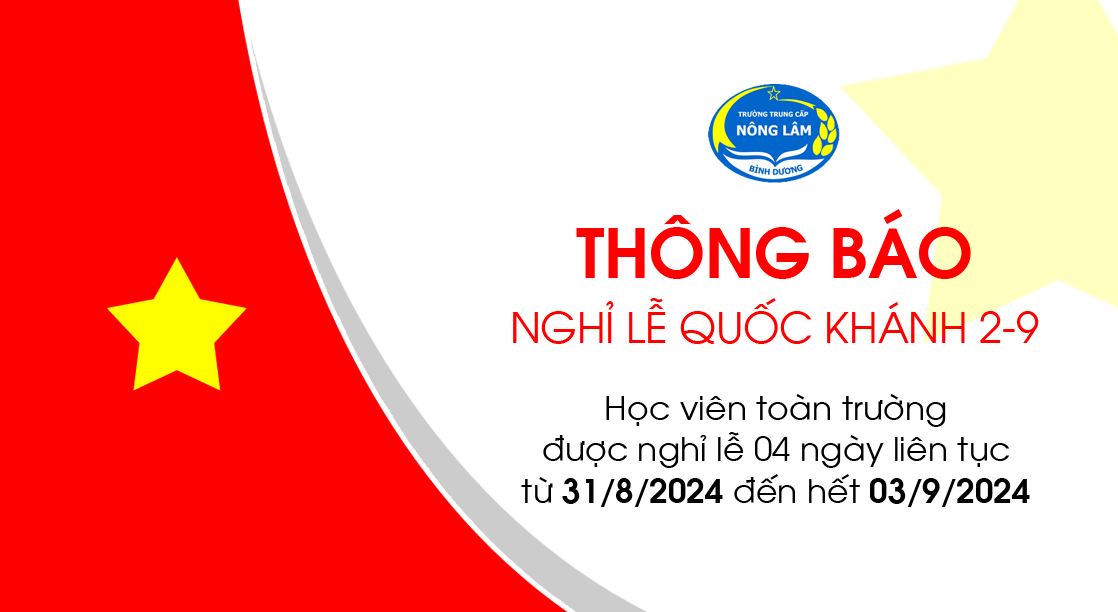 Thông báo nghỉ lễ 2-9 năm 2024